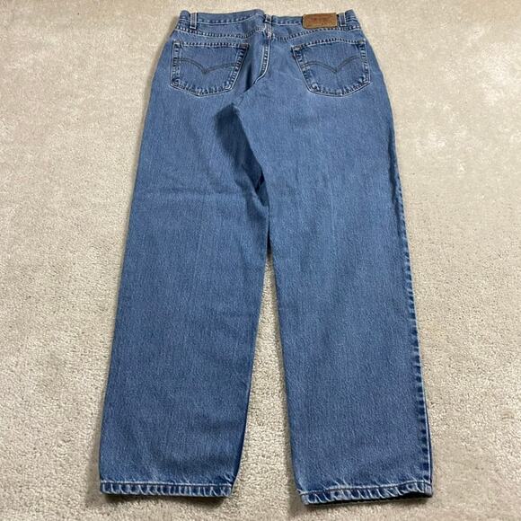 Y2K Levi's 550 Jeans Mens 36x32* Blue Relaxed Fit Grunge Skater Baggy Faded - Picture 1 of 10